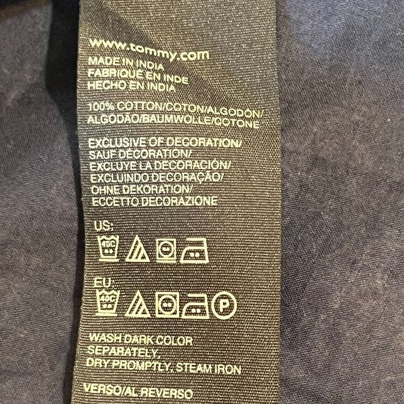 Tommy Hilfiger Paisley Rope tie wrap dress, size L - Picture 8 of 9